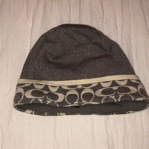 Sparkly coach winter hat